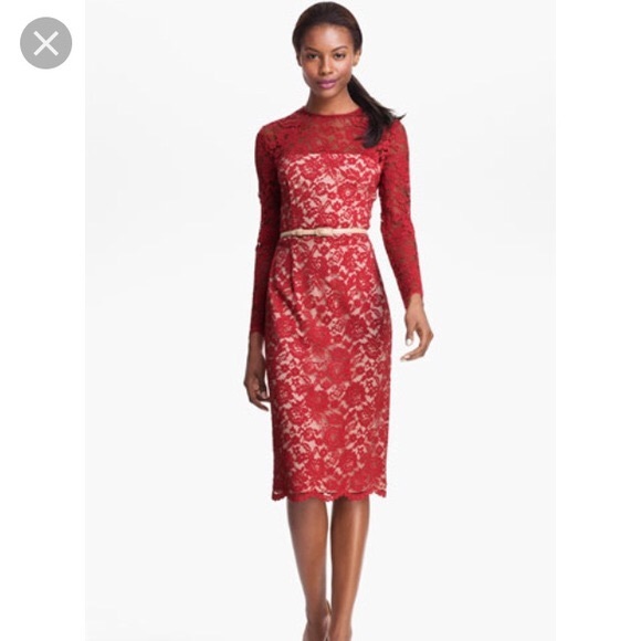 Maggy London | Dresses | Maggy London Red Lace Overlay Dress | Poshmark Maggy London | Dresses | Maggy London Red Lace Overlay Dress | Poshmark
